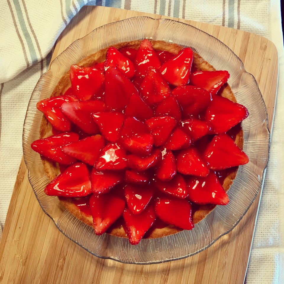 German Strawberry Torte