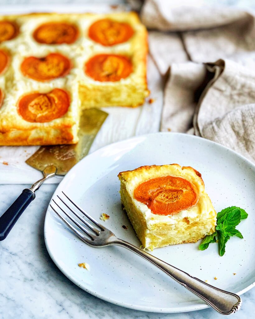 French Apricot Cake Michellesipsandsavors