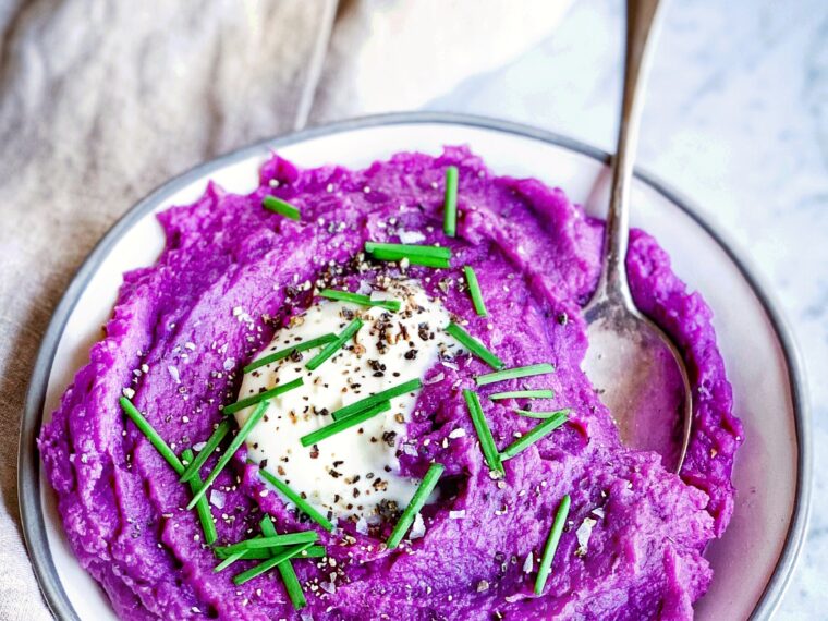 Garlic Miso Purple Smash