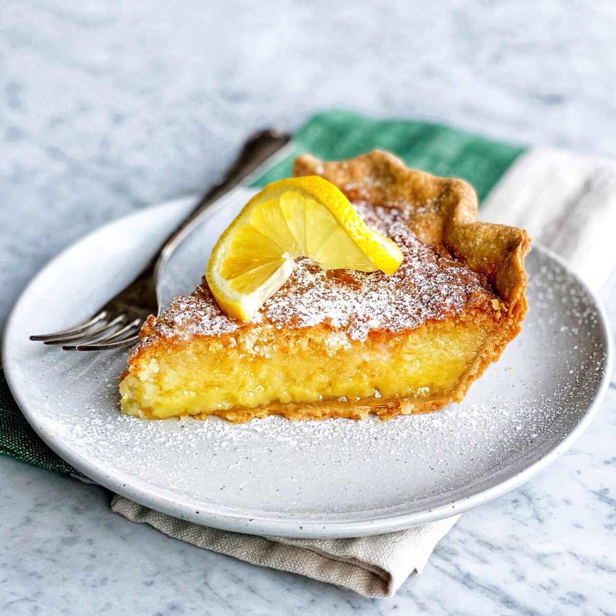 Lemon Buttermilk Pie – Michellesipsandsavors