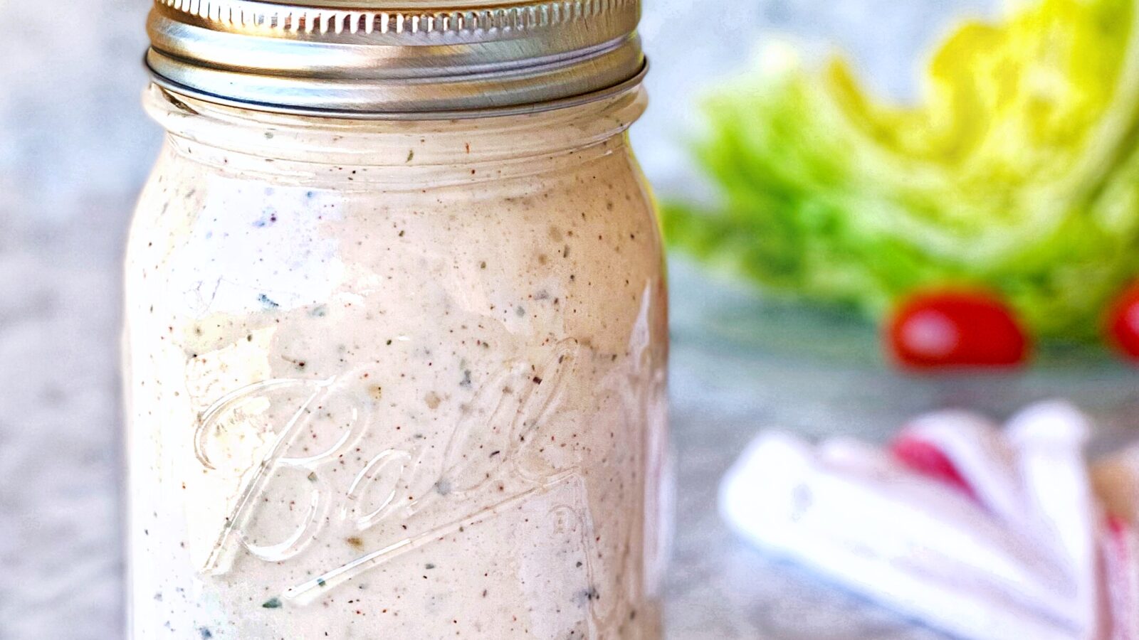 Homemade Spicy Ranch Dressing