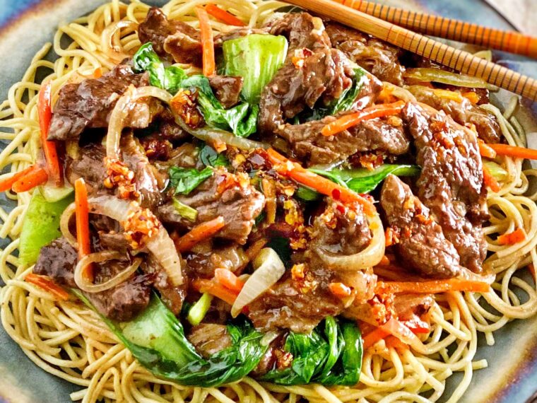 Asian Beef Stir Fry with Noodles