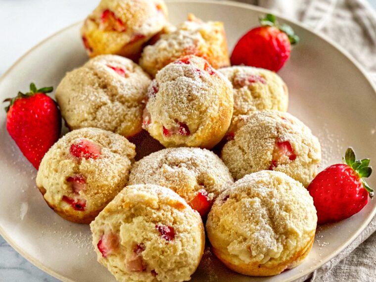 Strawberry Ricotta Muffins