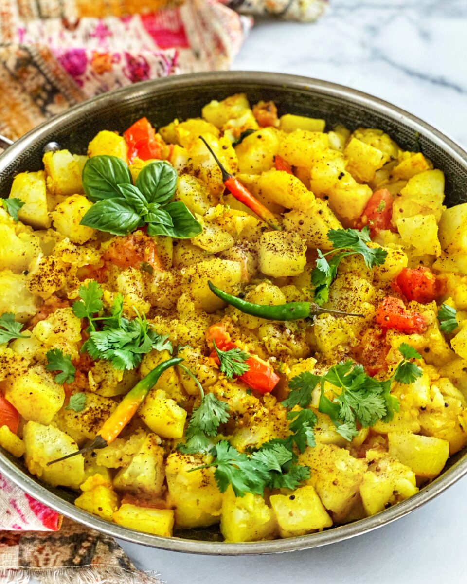 Indian Bombay Potatoes or Aloo Bhaji