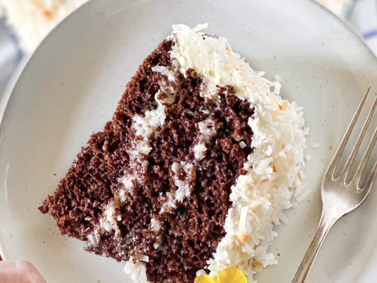 Coconut Cream Chocolate Cake